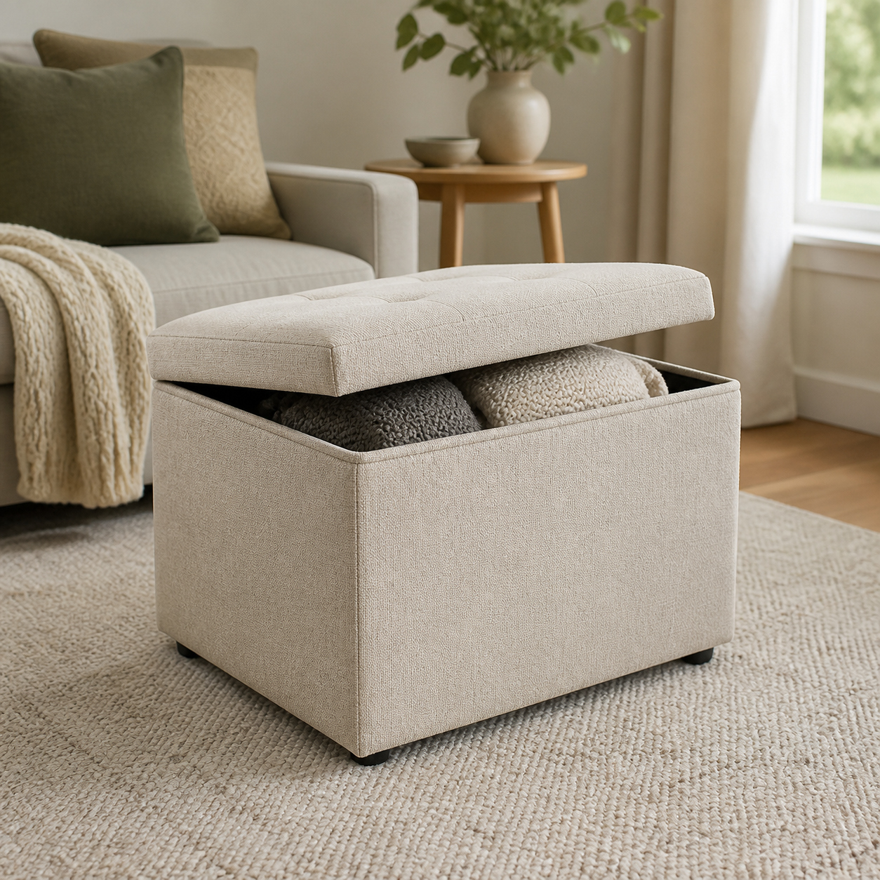 Stander Soft-Touch Storage Ottoman